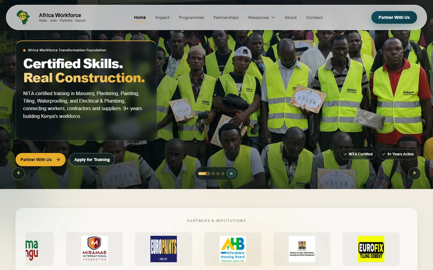 Africa Workforce homepage